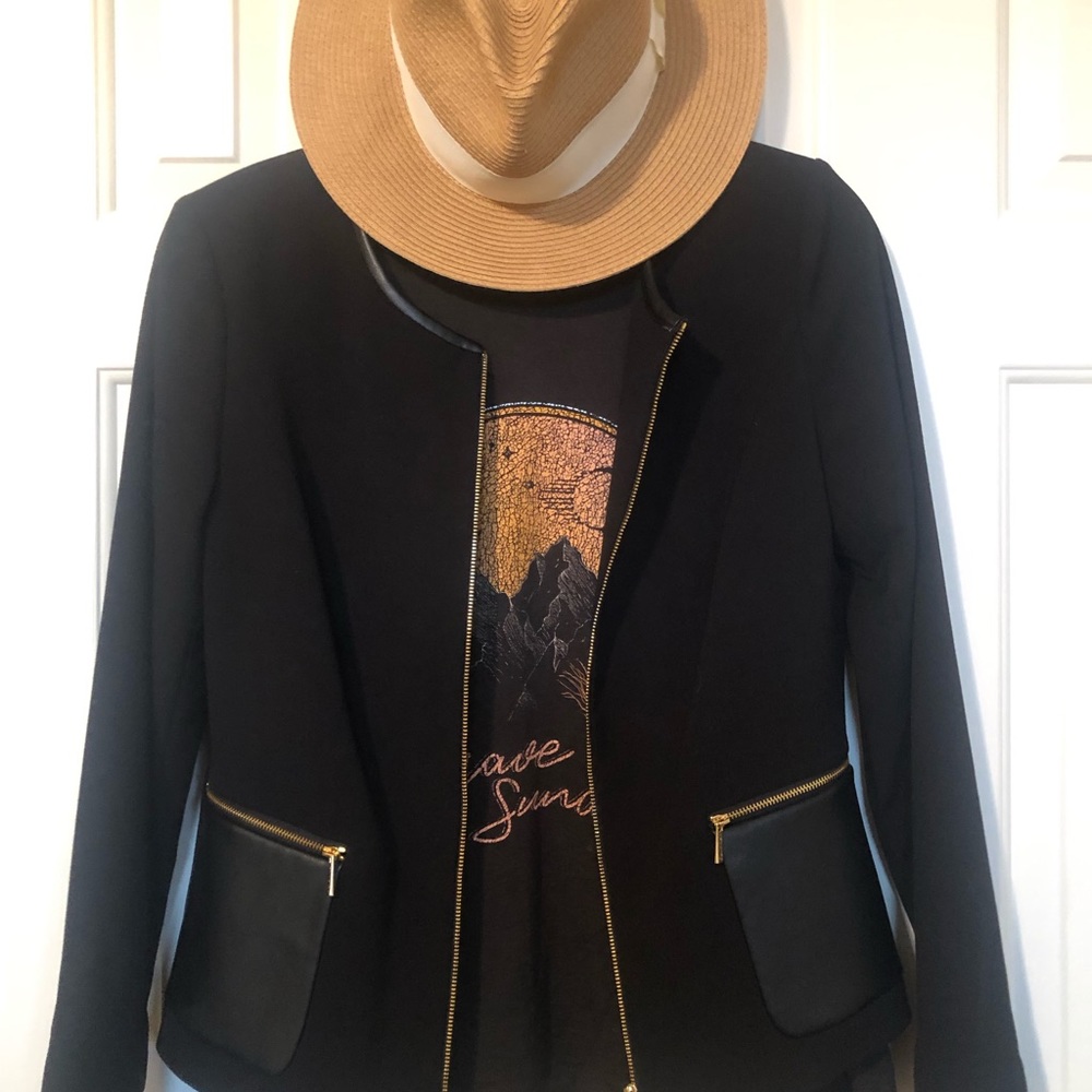 Calvin Klein Blazer with Faux fur detailing